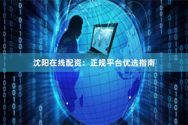 沈阳在线配资：正规平台优选指南
